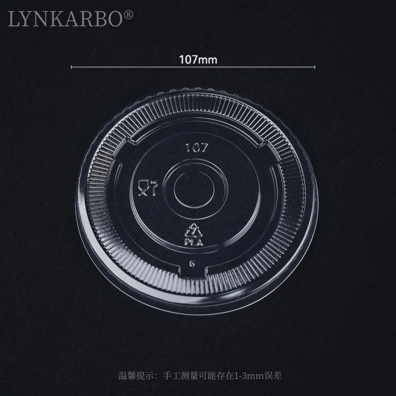 Plat PLA-deksel van 107 mm