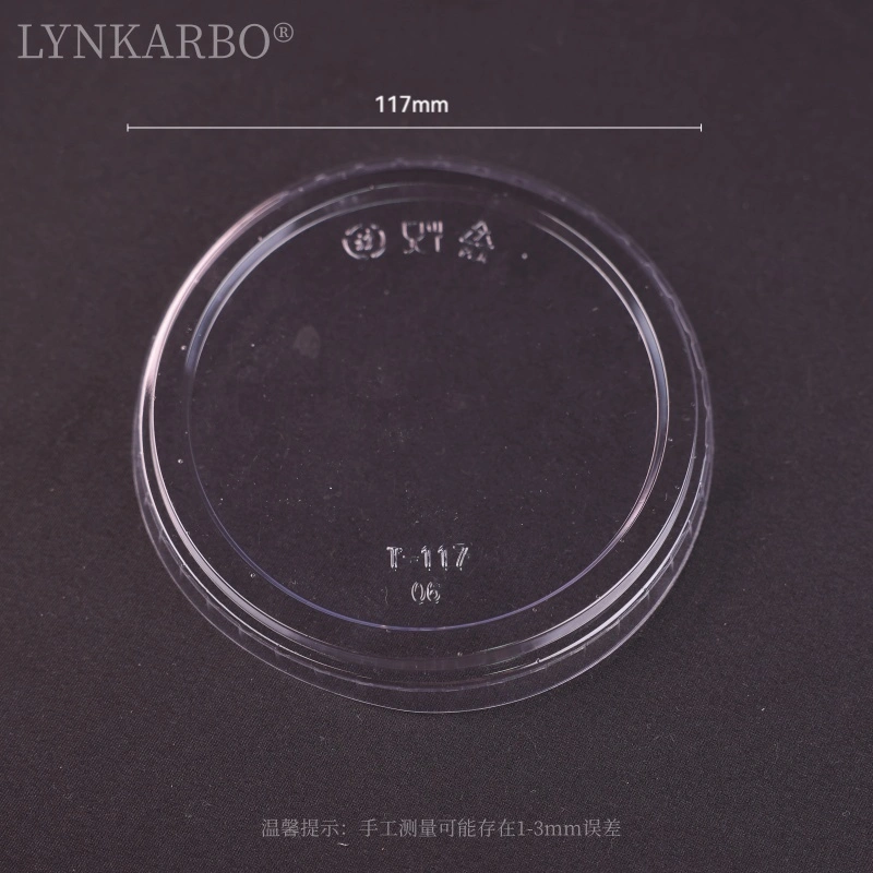 Plat PLA-deksel van 117 mm