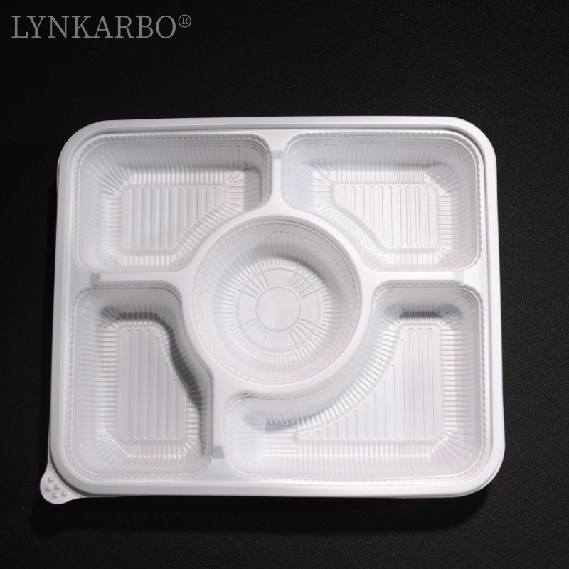 CPLA Voedselcontainer met vijf compartimenten